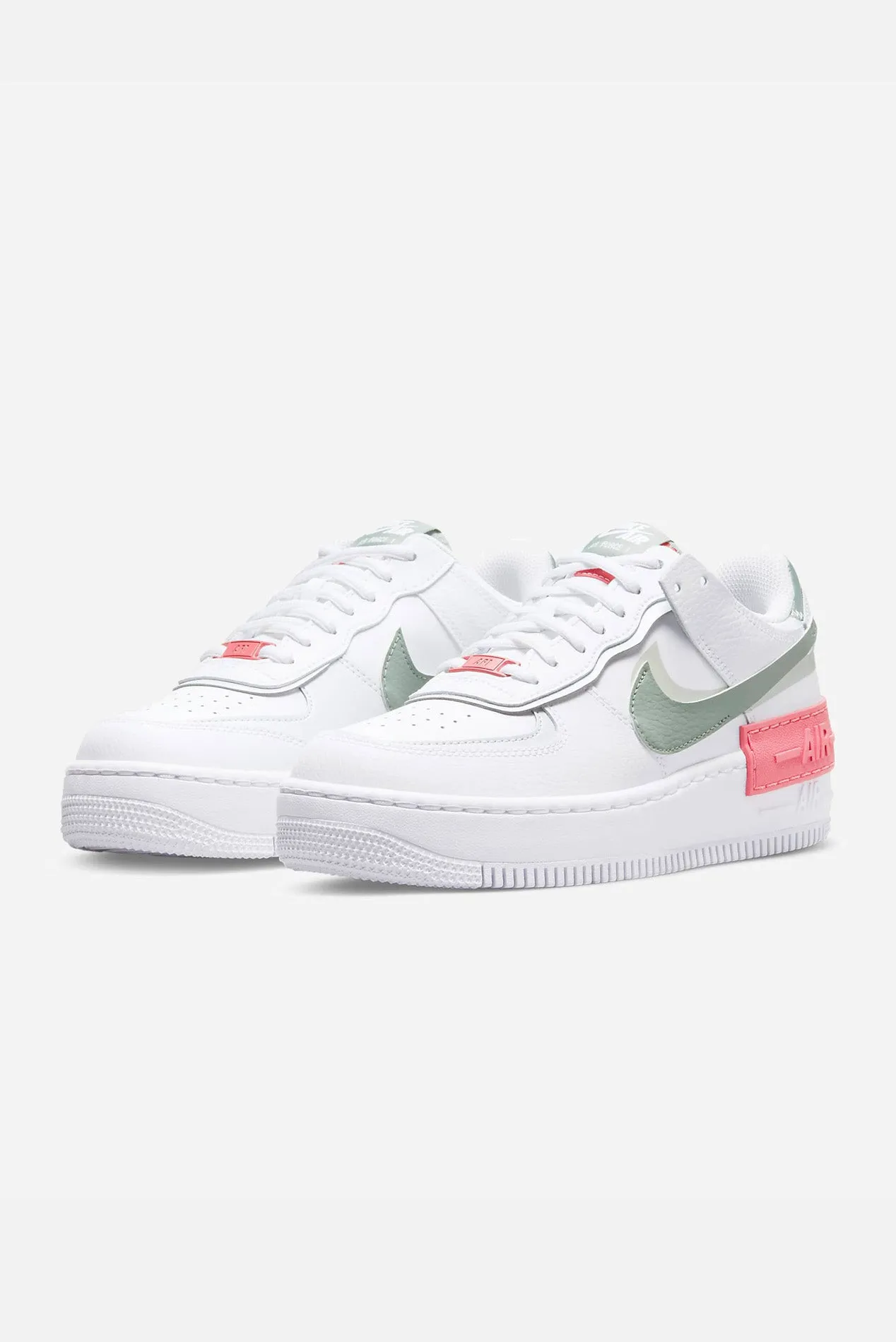 Nike Air Force 1 Shadow White/Jade Smoke