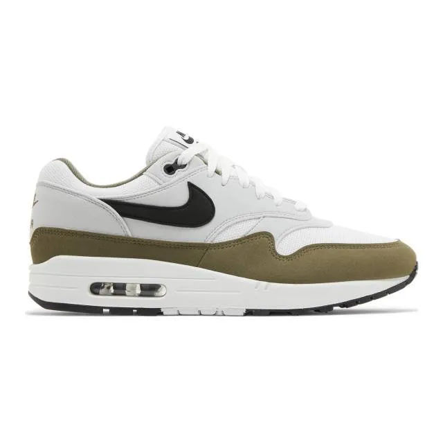 Nike air max 1 (medium olive/ green/ white/ black/ pure platinum) men us 8-13 fd9082-102