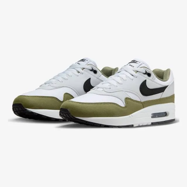 Nike air max 1 (medium olive/ green/ white/ black/ pure platinum) men us 8-13 fd9082-102