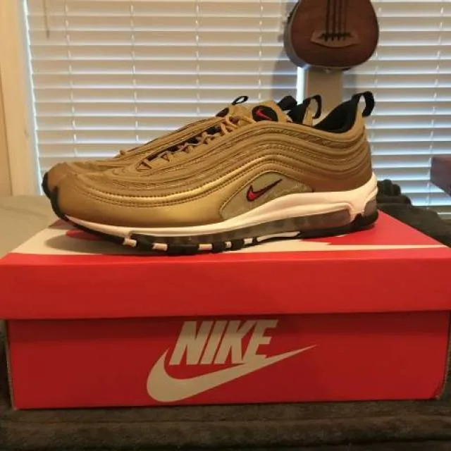 Nike Air Max 97 Metallic Gold SIZE 11.5