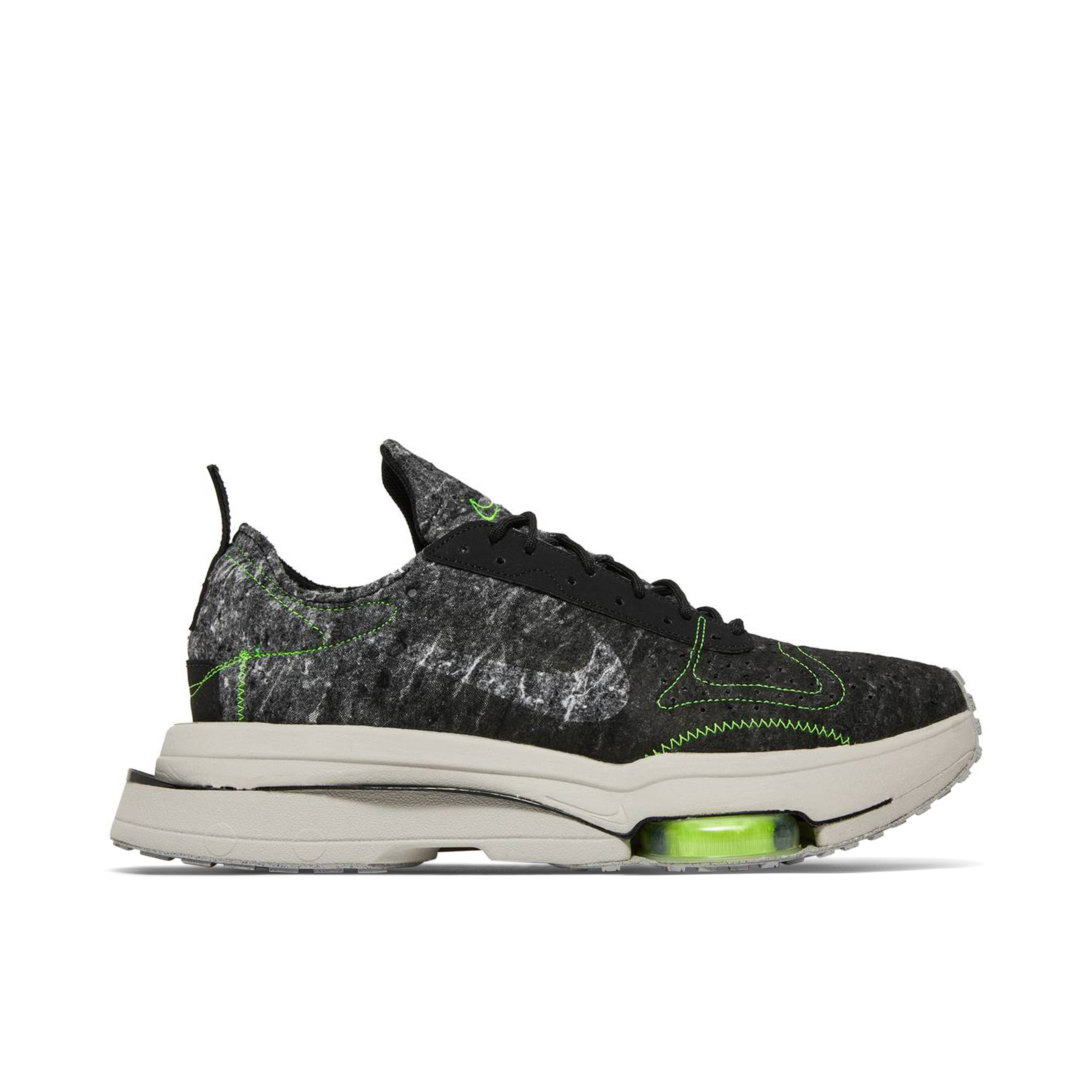 Nike Air Zoom-Type M2Z2 Recycled Wool Pack Black Electric Green | CW7157-001 | Laced