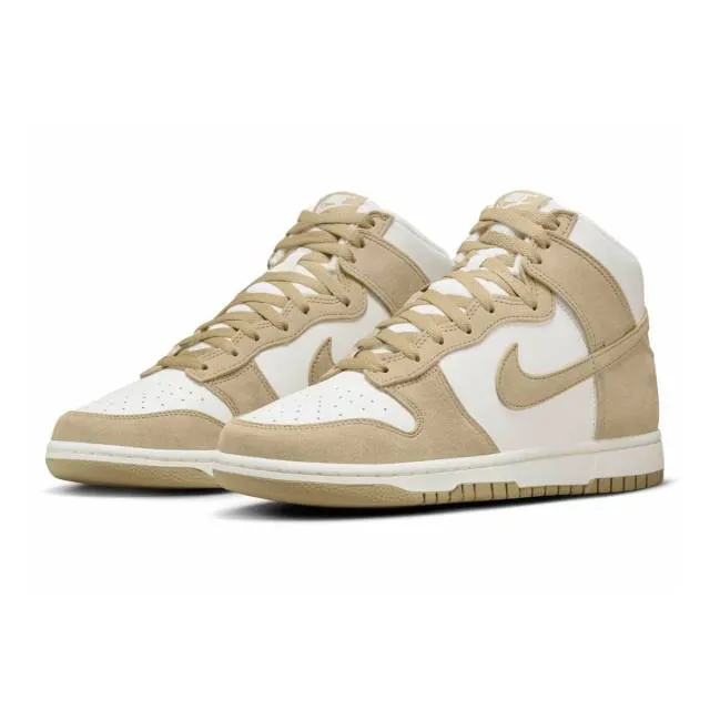 Nike dunk high (sand/ tan brown/ white) men us 8-13 dq7679-001