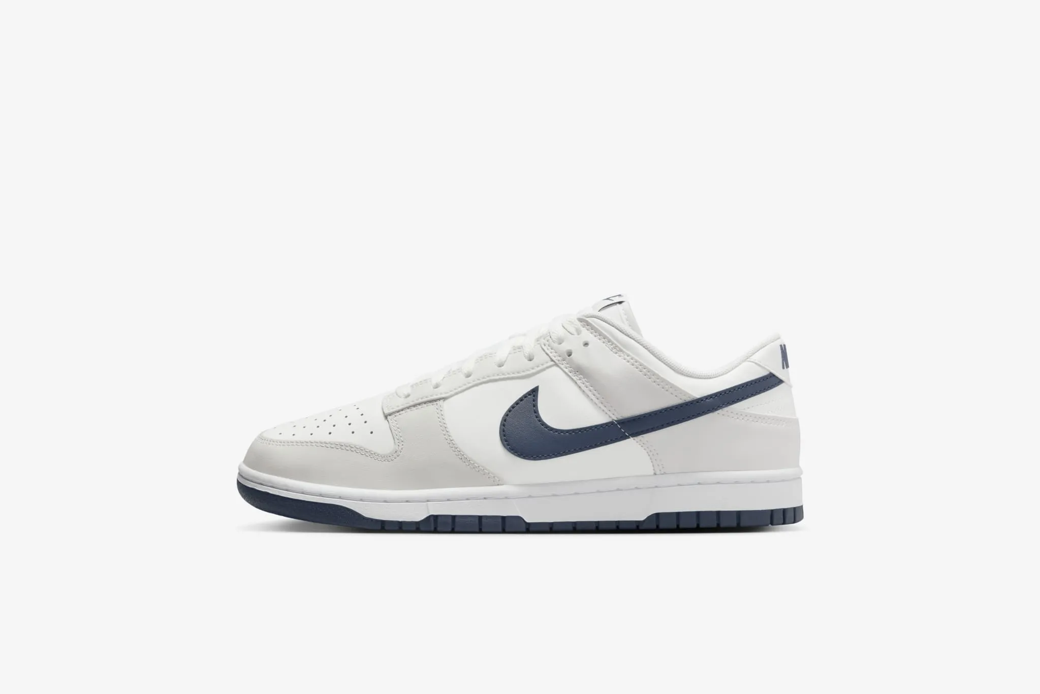 Nike Dunk Low Retro M - Summit White / Midnight Navy