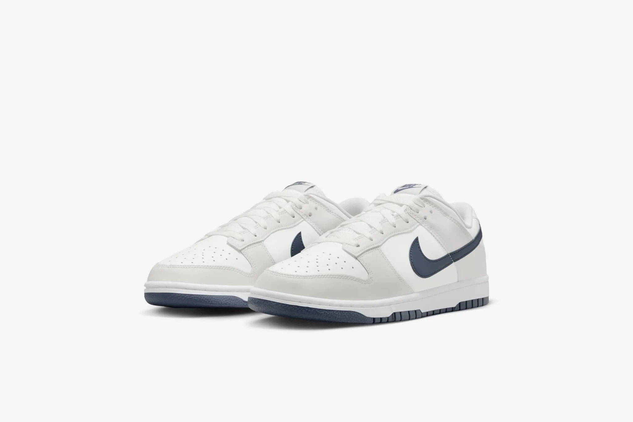 Nike Dunk Low Retro M - Summit White / Midnight Navy