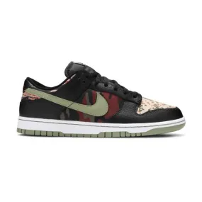 Nike dunk low se (black multi-camo/ black/ oil green/ white/ tota