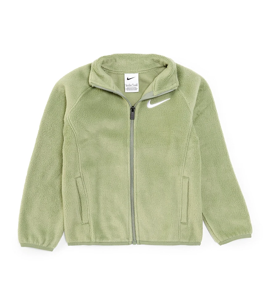 Nike Little Boys 4-7 Long Sleeve Swoosh Fleece Jacket