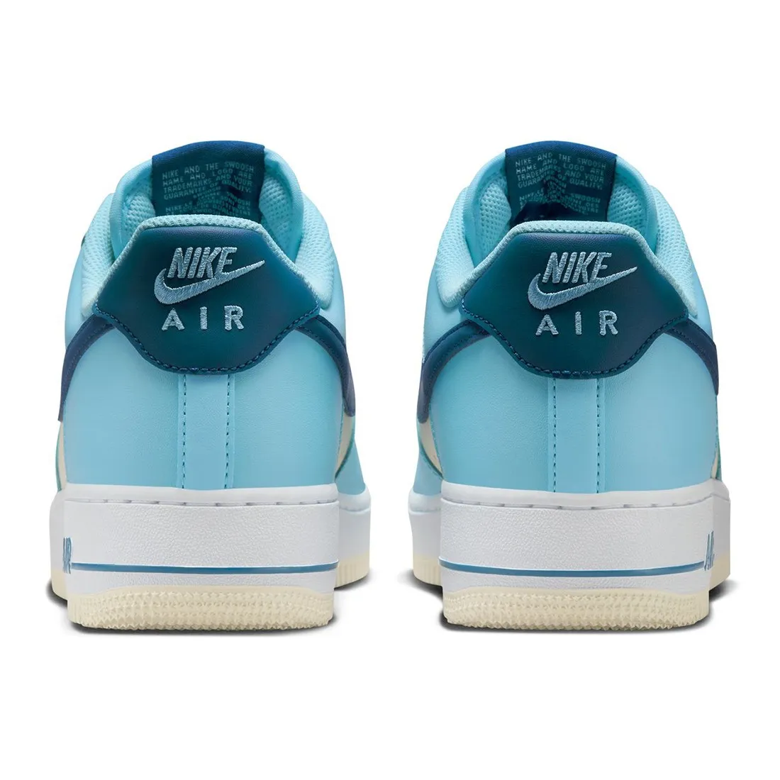 Nike Men Air Force 1 '07 (aquarius blue / court blue-coconut milk)