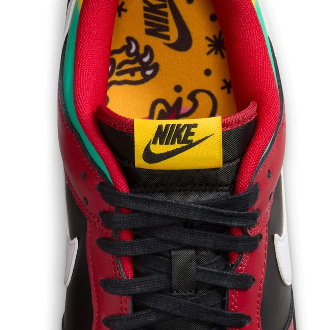 Nike Men Dunk Low Retro Ltd (black / white-gym red-university gold)