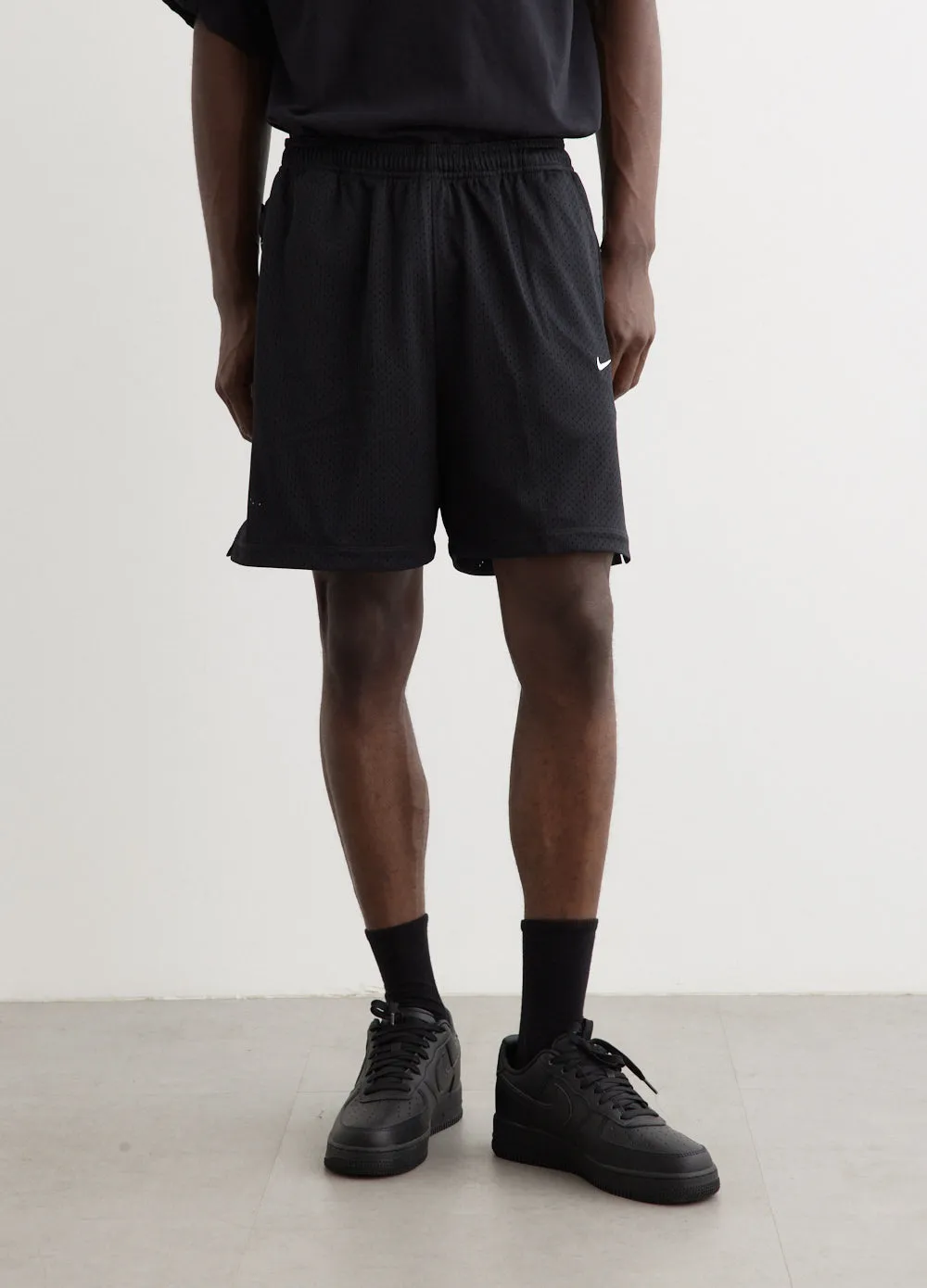 Nike -  Solo Swoosh Mesh Shorts - Shorts