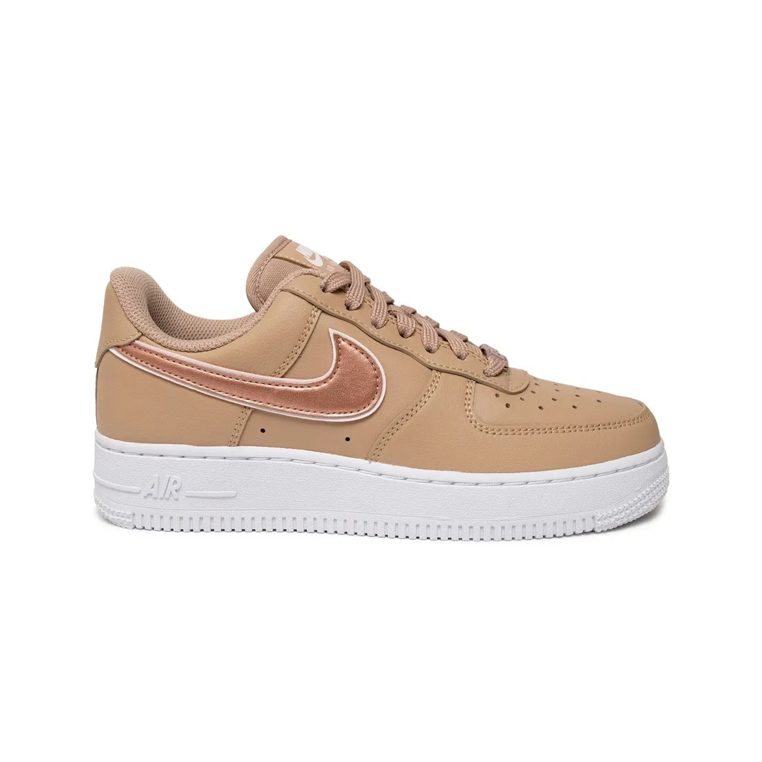 Nike Women Air Force 1 '07 Essential (hemp / mtlc rose gold-light soft pink)