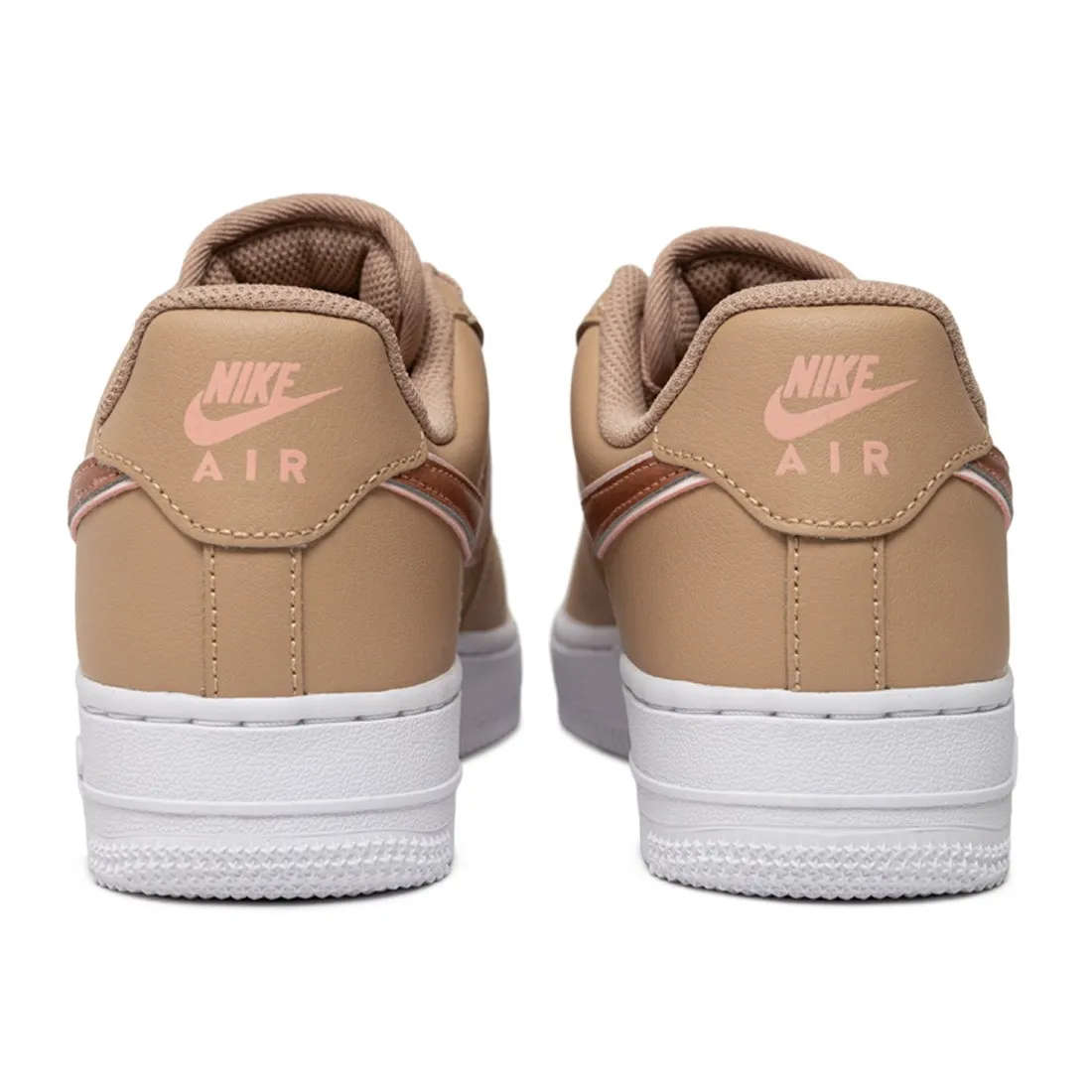 Nike Women Air Force 1 '07 Essential (hemp / mtlc rose gold-light soft pink)