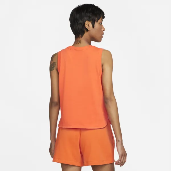 Nike - Women - Sleeveless DNA Sport Top - Rush Orange/White