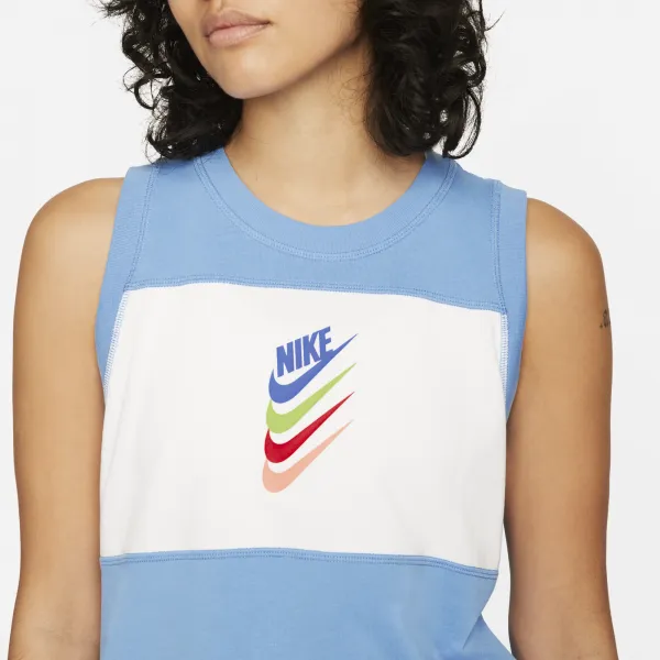 Nike - Women - Sleeveless DNA Sport Top - University Blue/White