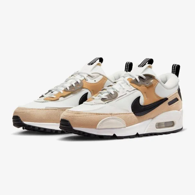 Nike women's air max 90 futura (tan/ white/ phantom/ tan brown/ hemp/ sanddrift/ black) sizes 6-10 d