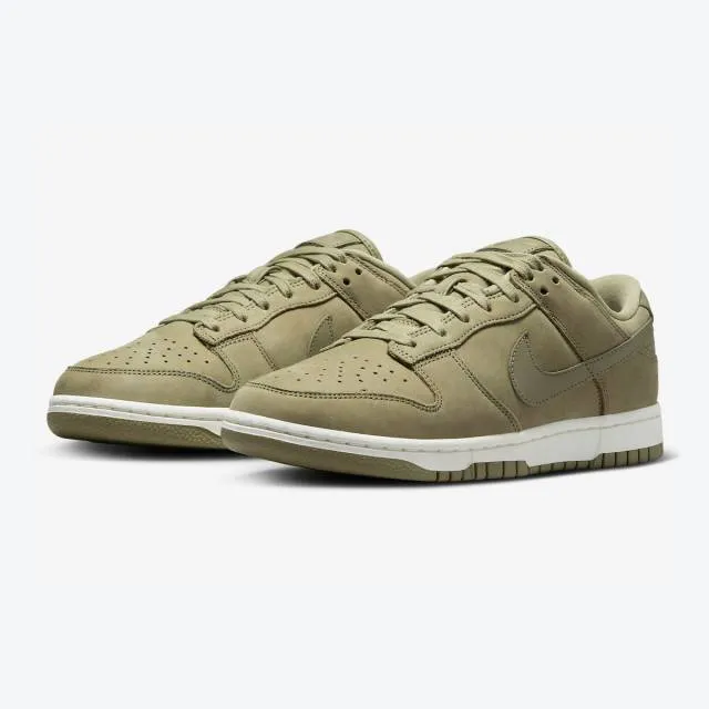 Nike women's dunk low premium (neutral olive/ green/ neutral olive/ sail) sizes 6-10 dv7415-200