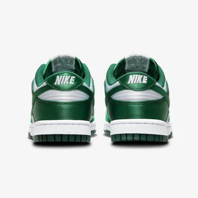 Nike women's dunk low (satin green/ white/ team green) sizes 6-10 dx5931-100