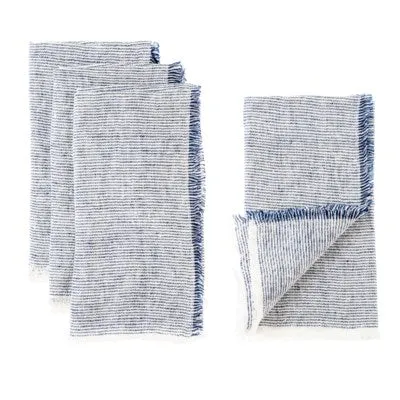 NS Linen Stripe Napkins S/2