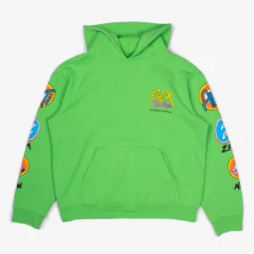 NYFW SEX RECORDS HOODIE SLIME GREEN