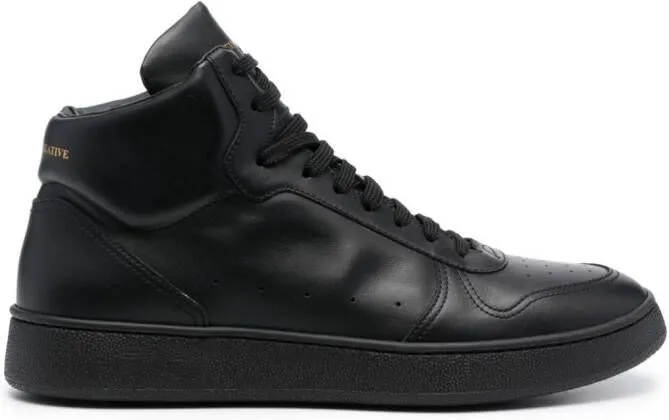 Officine Creative Mower high-top leather sneakers Black