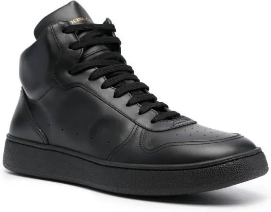 Officine Creative Mower high-top leather sneakers Black