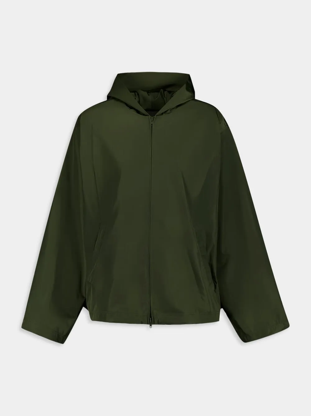 Olive Zip-Up Jacket