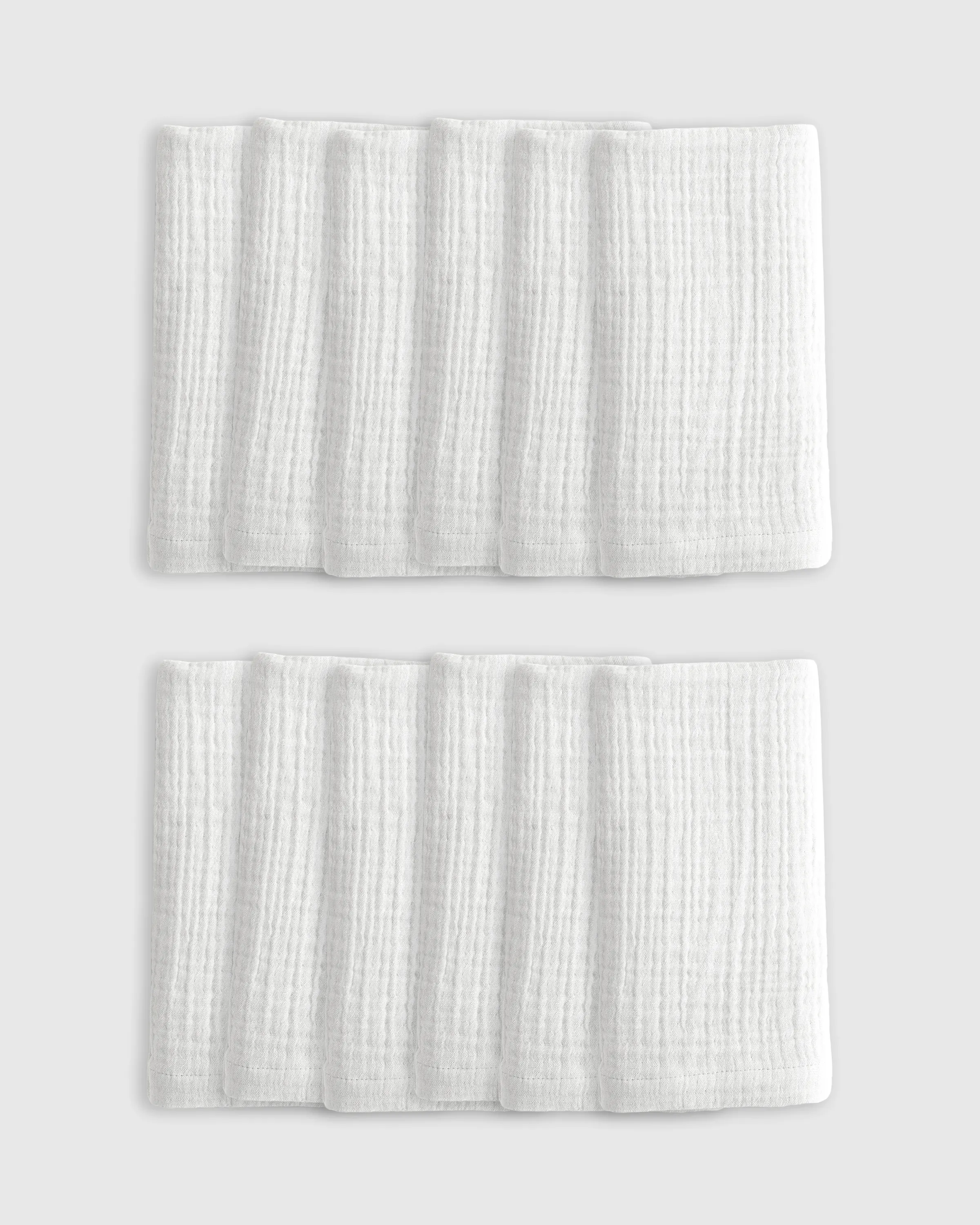 Organic Airy Gauze Napkins (Set of 12)