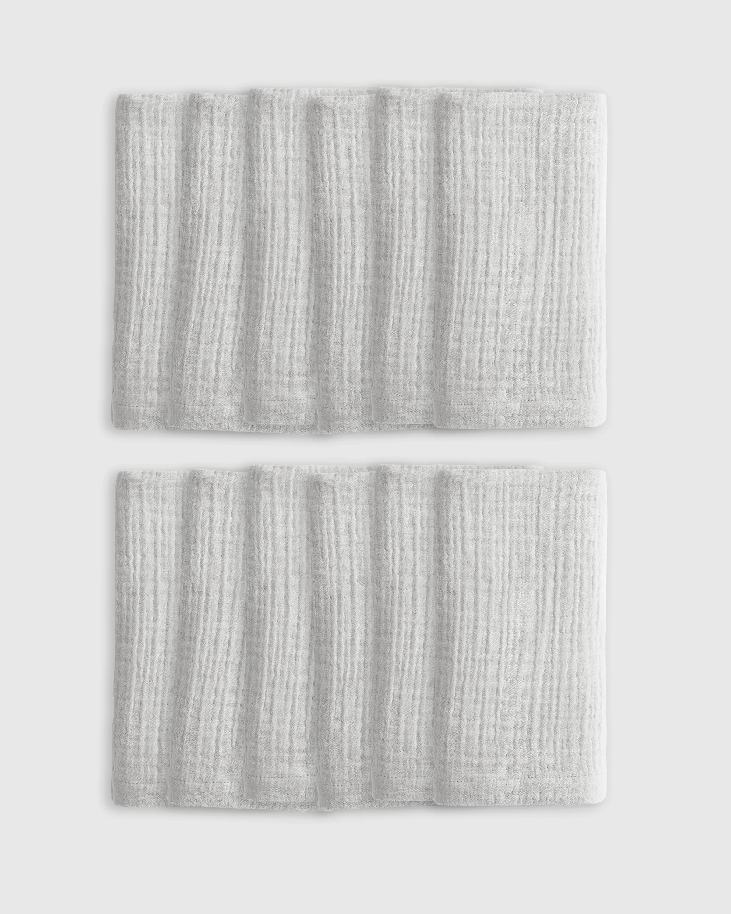 Organic Airy Gauze Napkins (Set of 12)