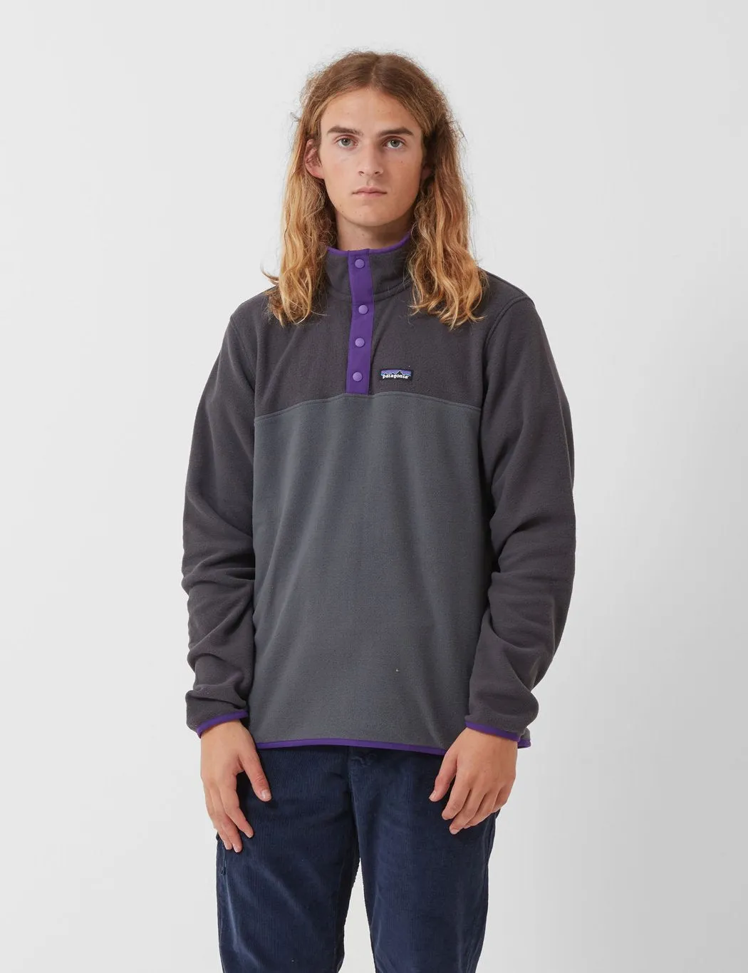 Patagonia Micro D Snap-T Pullover - Forge Grey