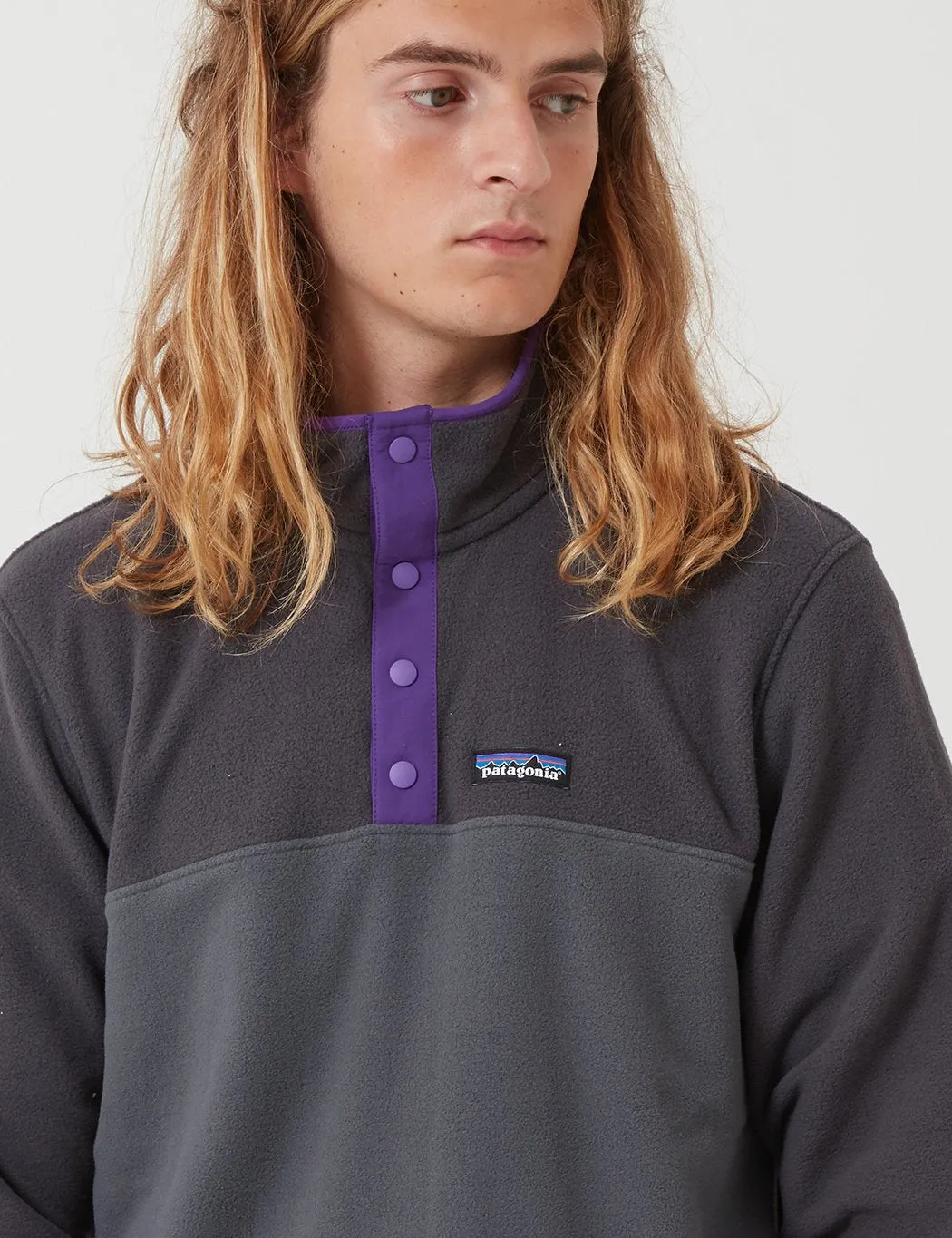 Patagonia Micro D Snap-T Pullover - Forge Grey