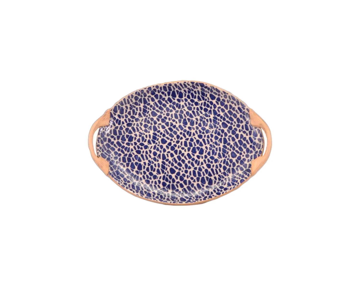 Pebble Oval Plate with Handle