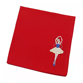 Peggy Wilkins Noel Nutcracker Set of 4 Embroidered Napkins - Ballerina | Kaleidoscope