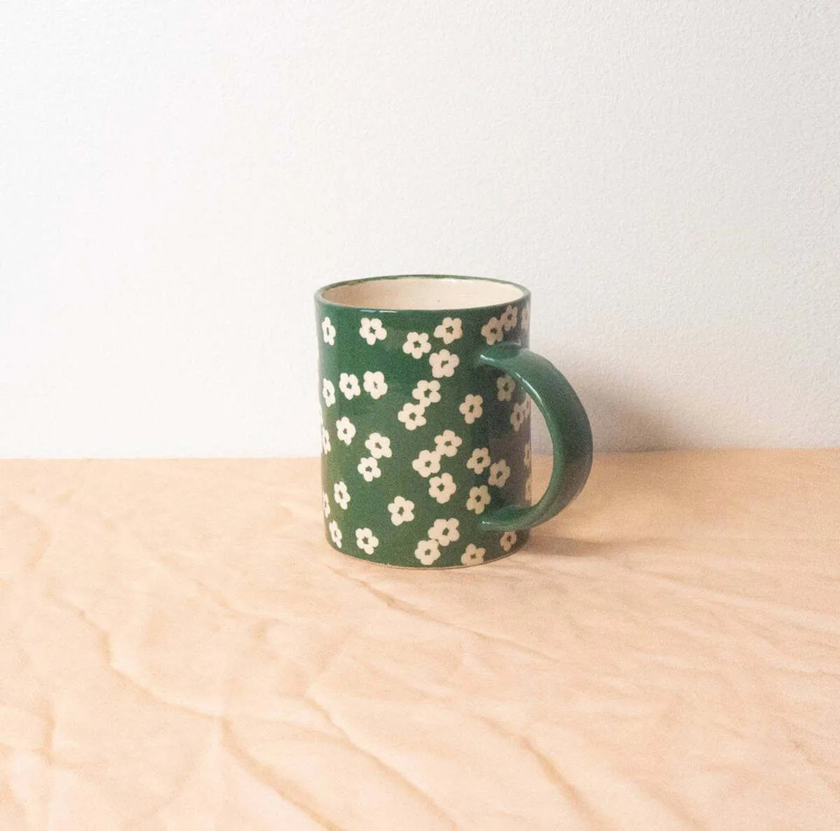 Petunias Mug - Emerald