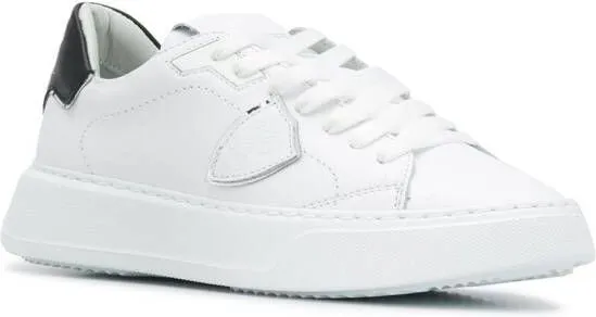 Philippe Model Paris flat low top sneakers White