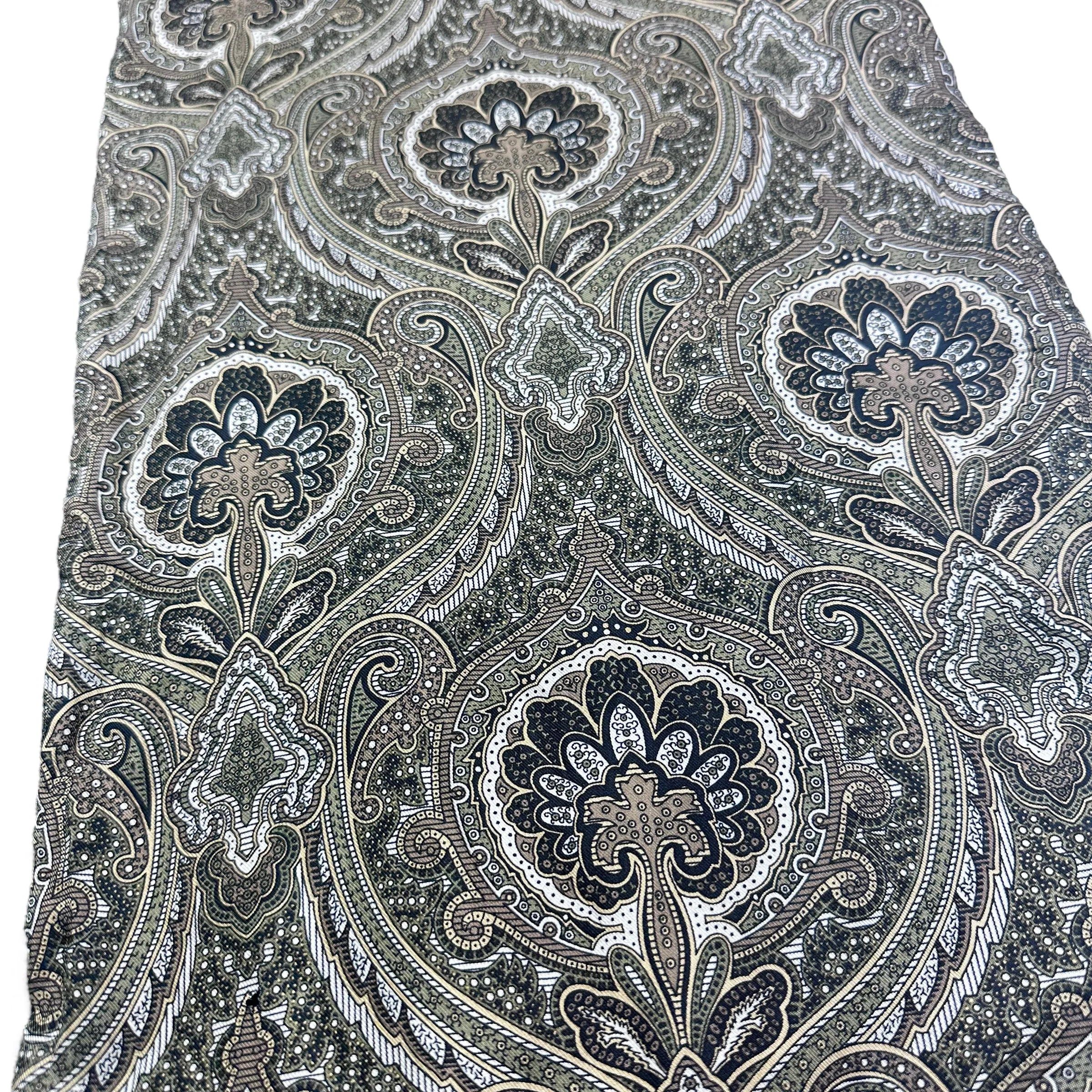 Pierre Balmain Wool Silk Patterned Scarf