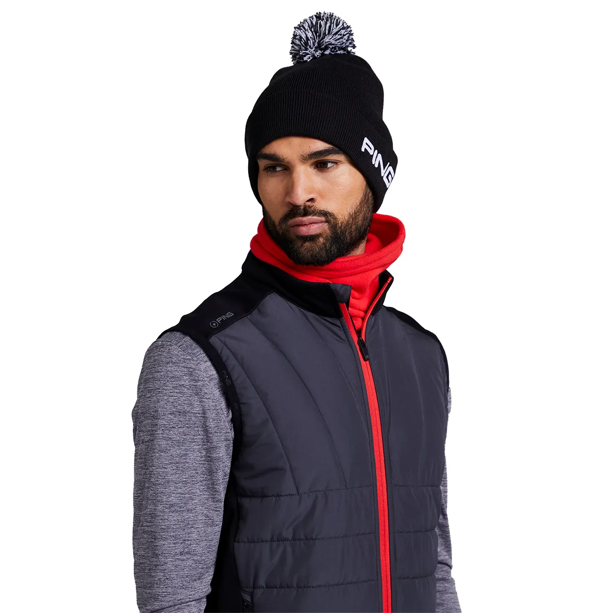 PING Men's Vernon Quilted Hybrid Golf Gilet