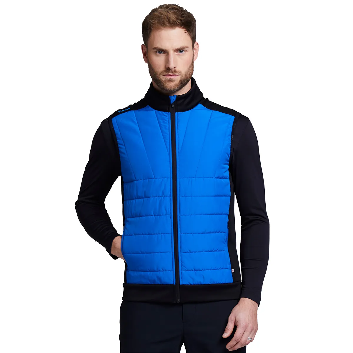 PING Men's Vernon Quilted Hybrid Golf Gilet