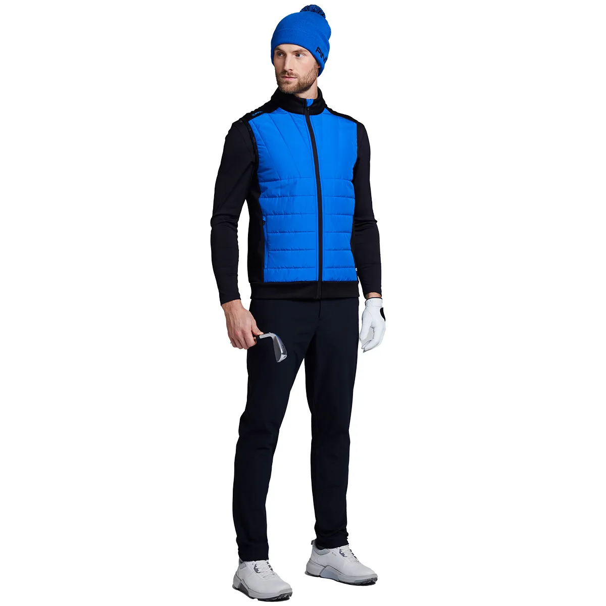 PING Men's Vernon Quilted Hybrid Golf Gilet