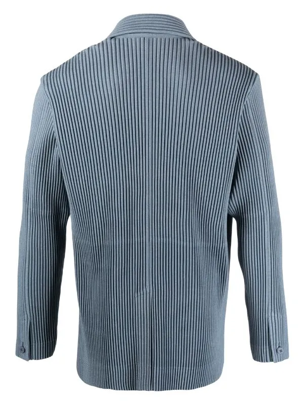 Pleated Jacket - Blue