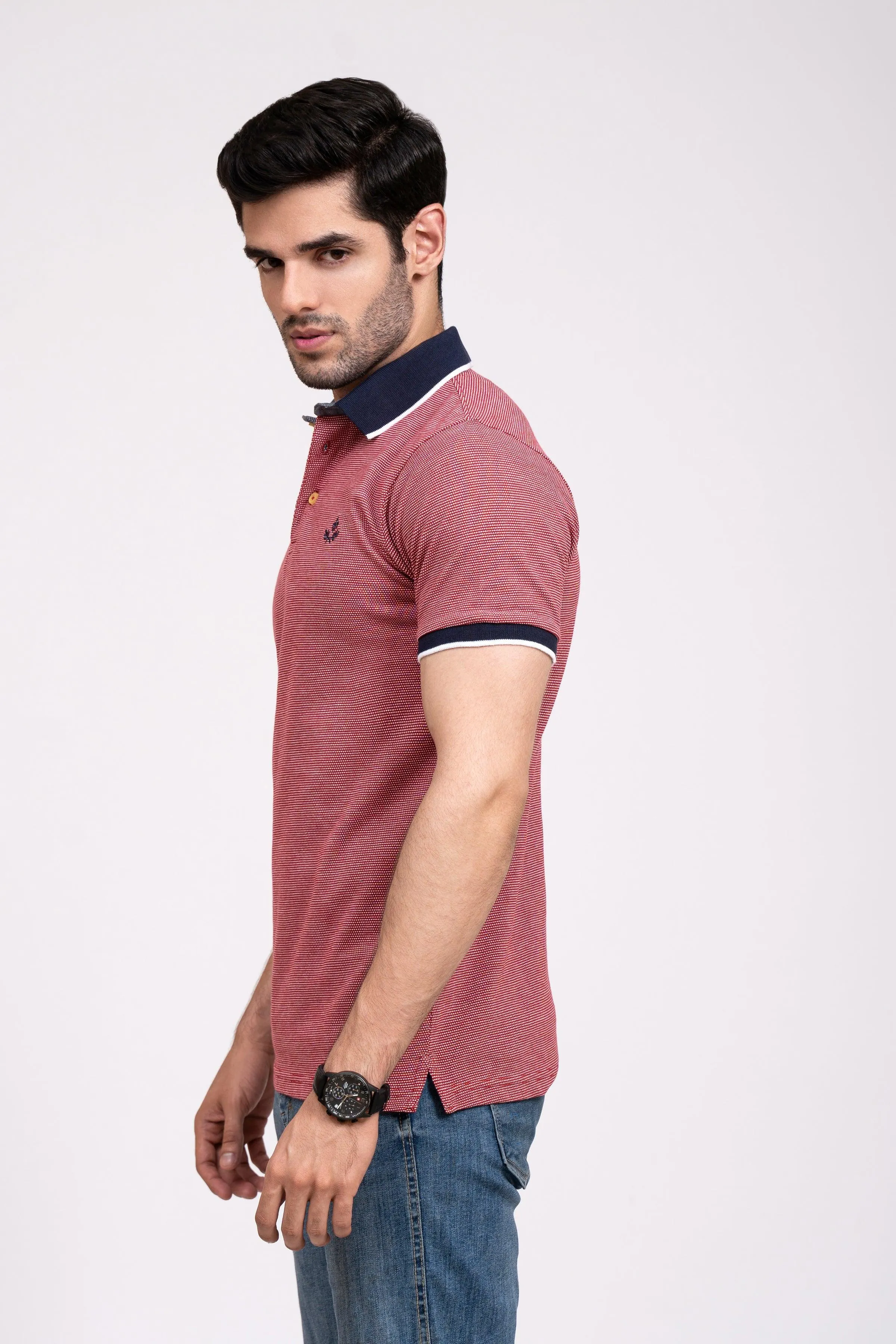 POLO SHIRT PIQUE MAROON