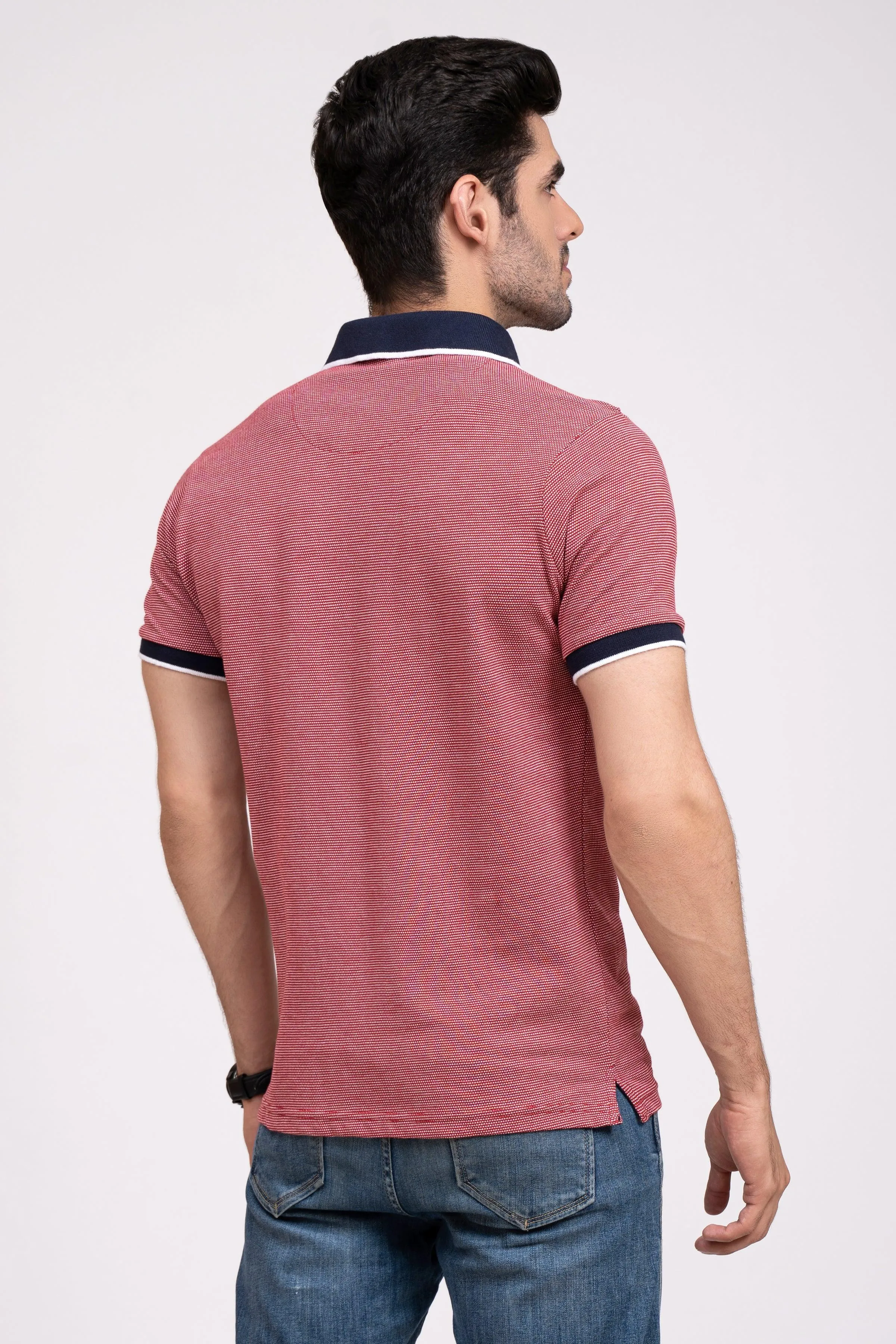 POLO SHIRT PIQUE MAROON