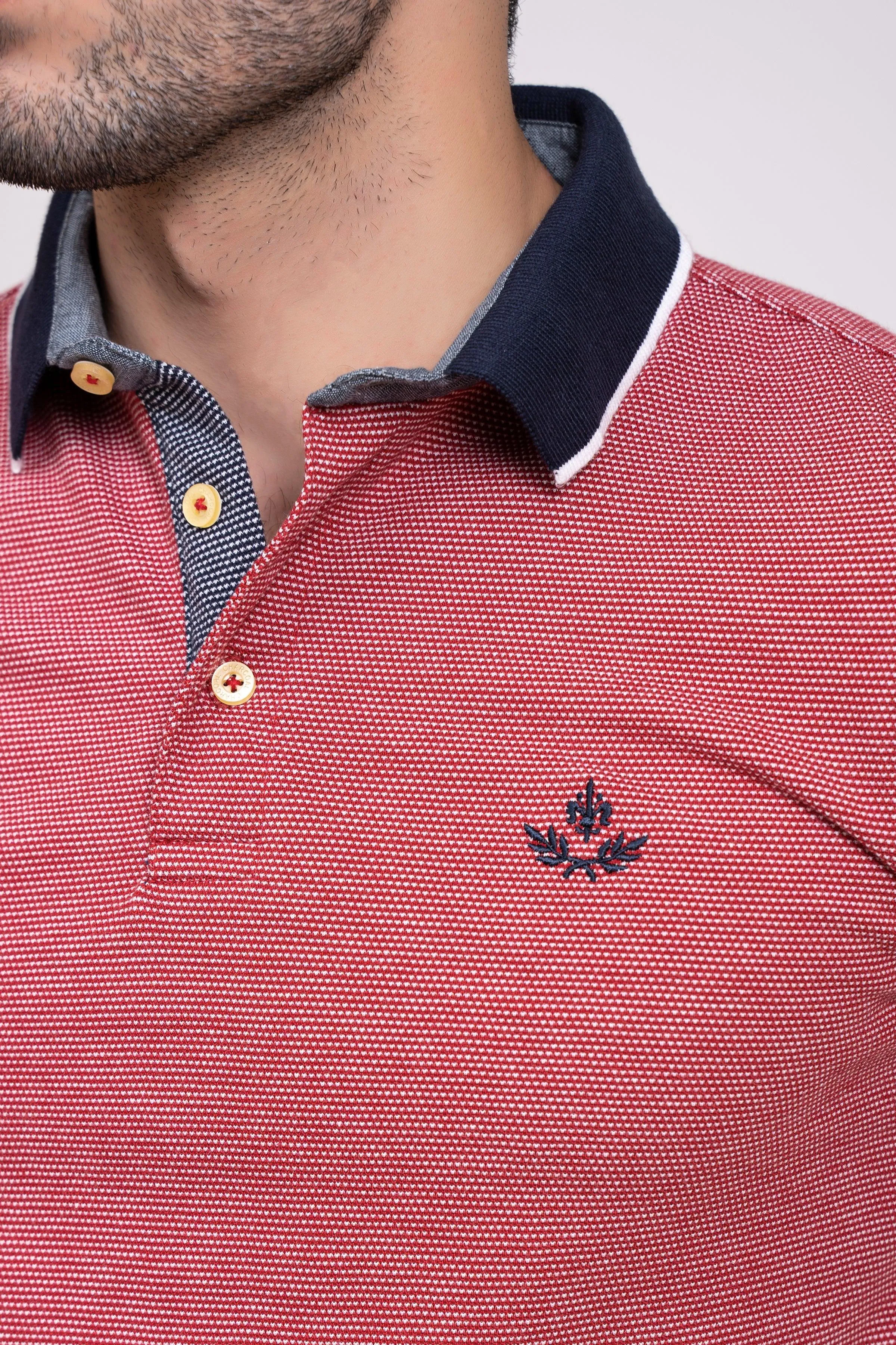 POLO SHIRT PIQUE MAROON