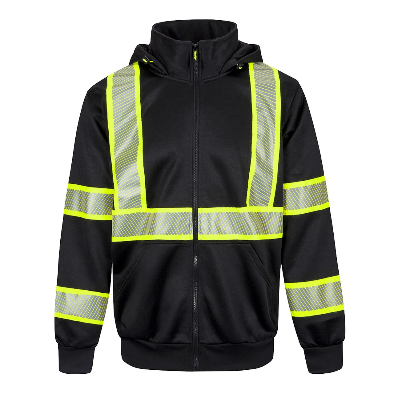 PortWest Enhanced Visibility Black Iona Hoodie F143