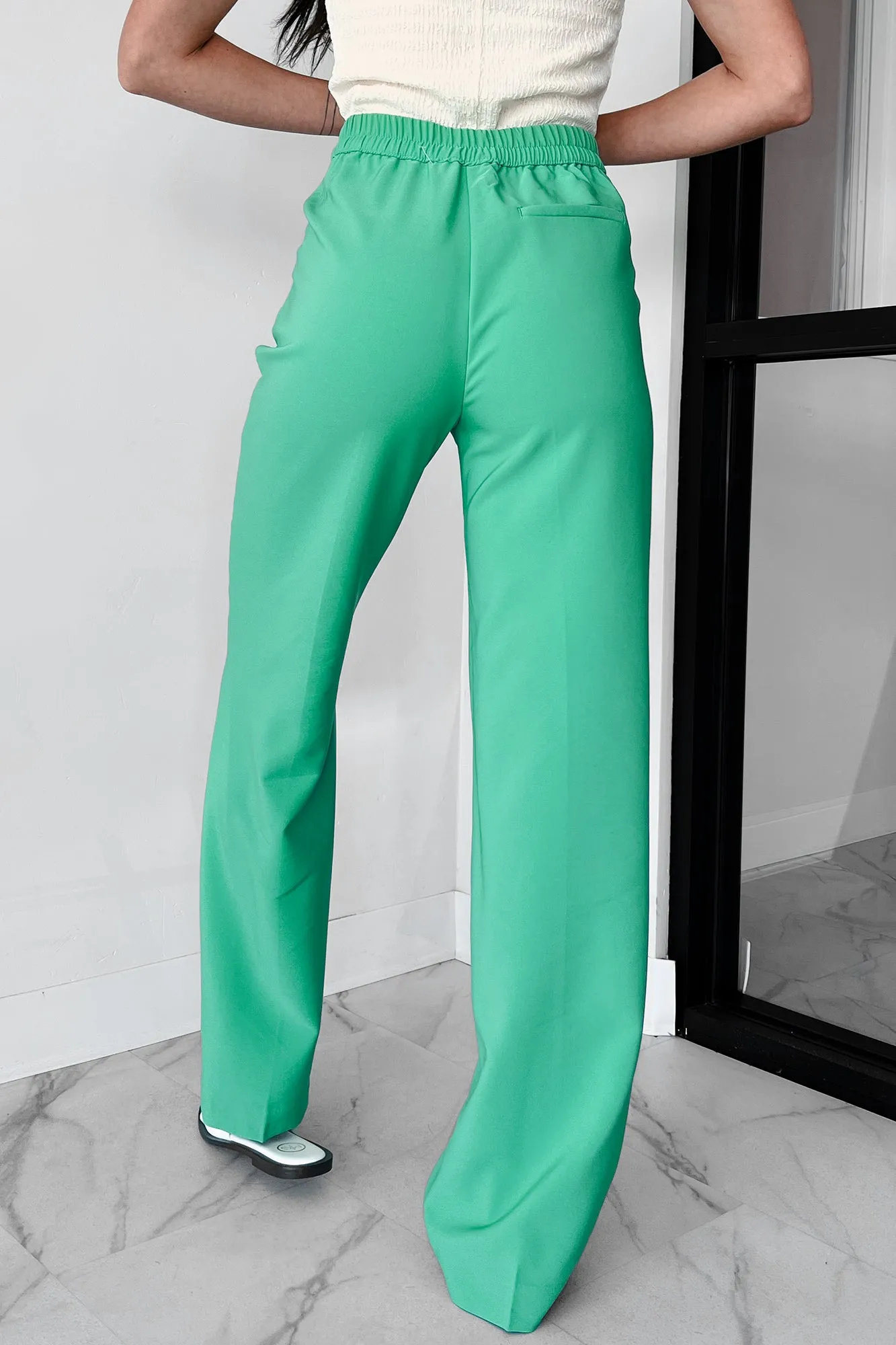 Pressure's On Straight Leg Dress Pants (Mint Green)