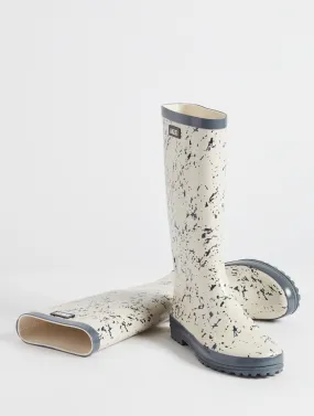 Printed rain boot