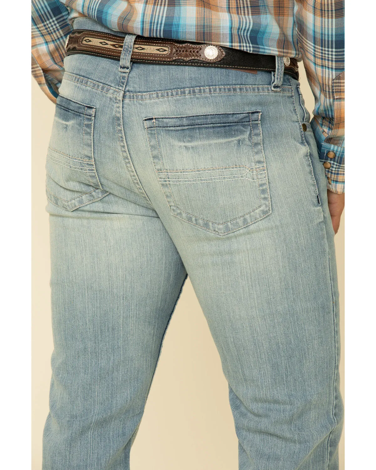 Product Name:  Cody James Men's Crupper Light Wash Stretch Slim Straight Jeans