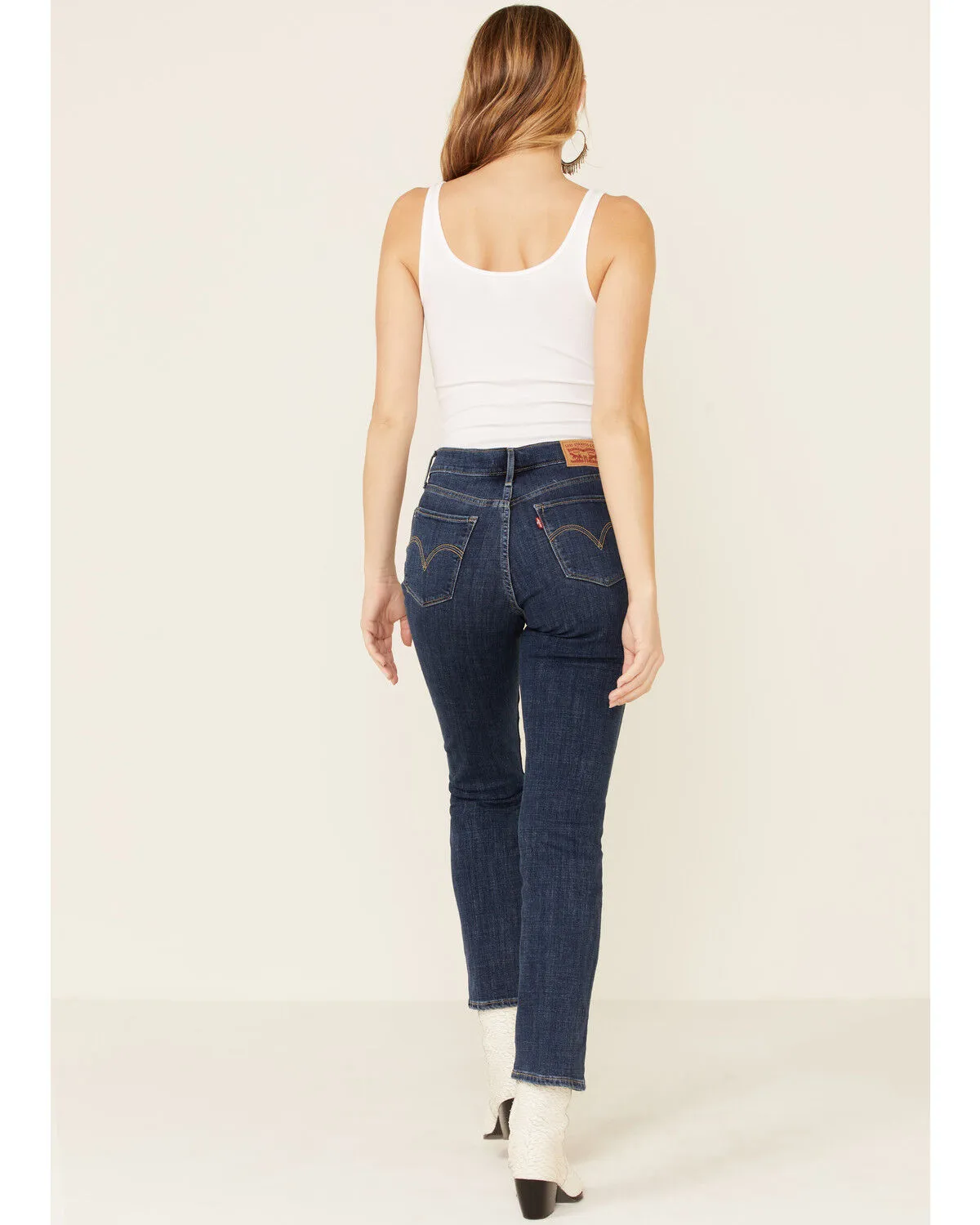 Product Name:  Levi's Women's Classic Straight Mid Rise Maui Waterfall Jeans