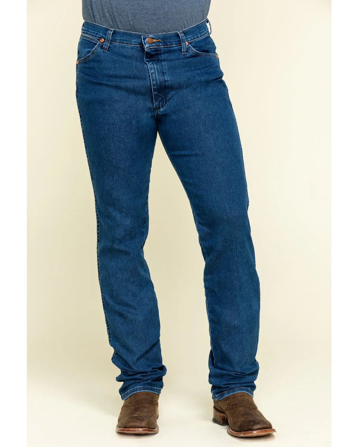 Product Name:  Wrangler Men's Active Flex Prewashed Slim Cowboy Cut Denim Jeans - Tall