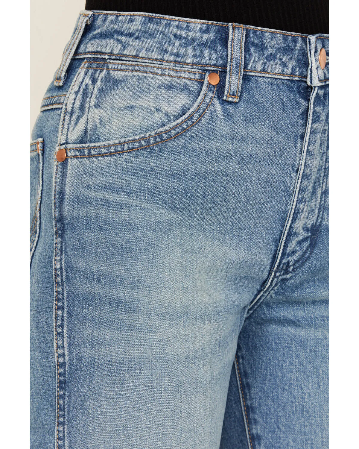 Product Name:  Wrangler Women's Wild West Light Wash High Rise Straight Jeans