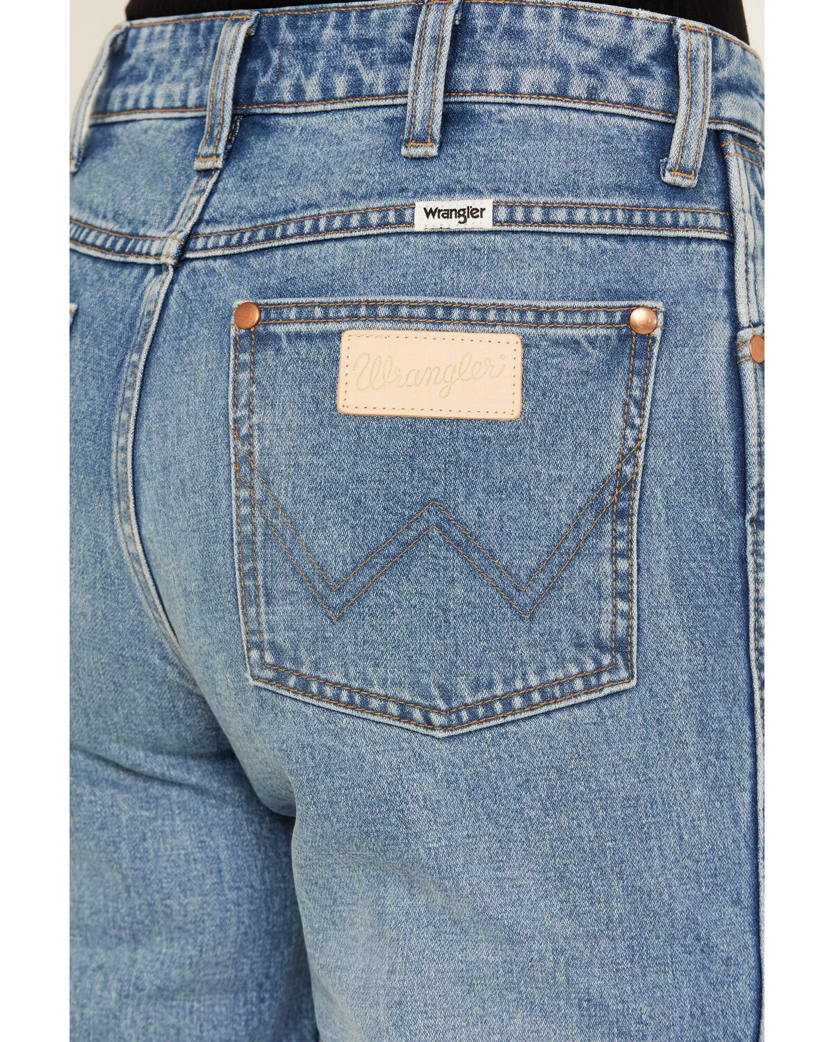 Product Name:  Wrangler Women's Wild West Light Wash High Rise Straight Jeans