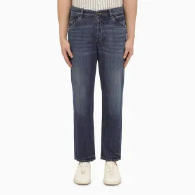 Pt Torino Denim    Pt Torino Denim Blue Washed Effect Regular Denim Jeans